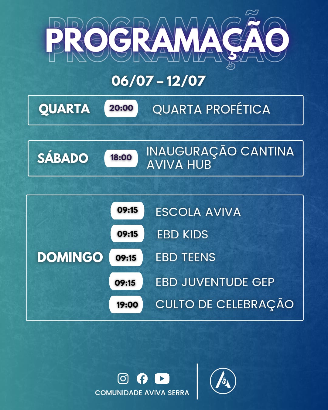AgendaDaSemana